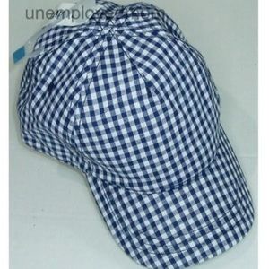 Boys Gingham Cap Baseball Hat Kids Girls Summer Fun Children Toddlers